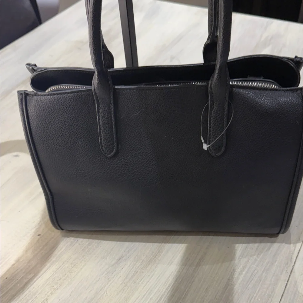 Rae Dunn Black Satchel Bag